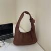 Fashion Women's Shoulder Bag High Quality Rivet Design Tote Bag Large Capacity Armpit Bag Solid Color Women's Handbag