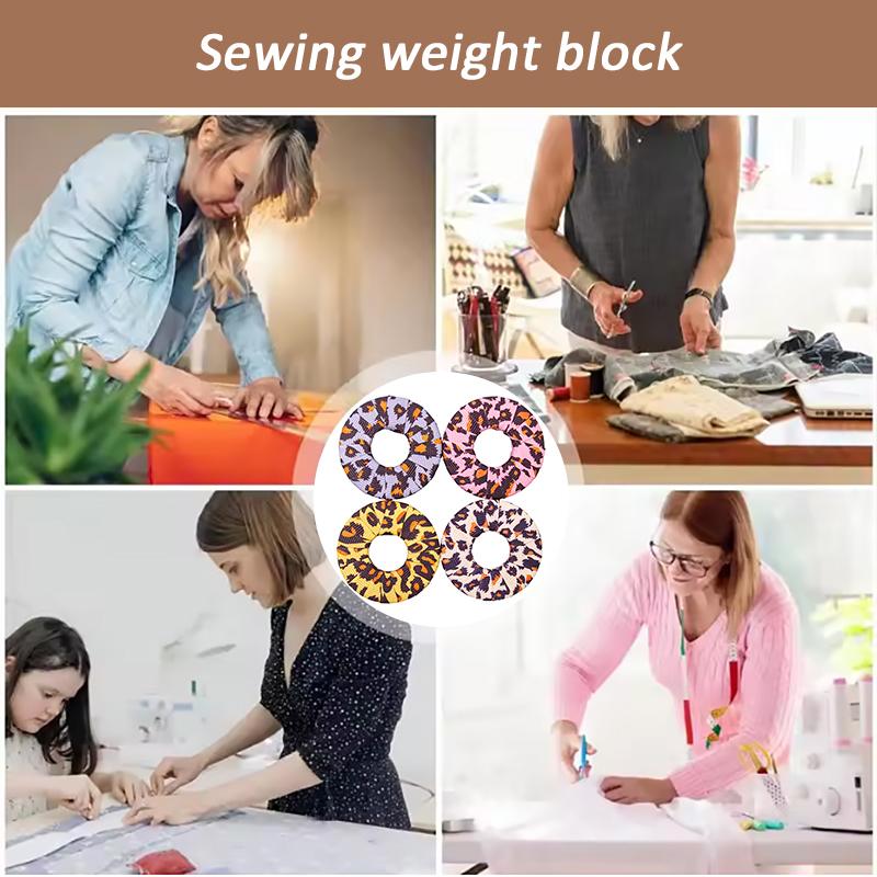 1 Stück Bügeleisen Nähmuster Gewichte Punktmuster Metall Quilten und Schneiden Stabilisator Stoff 5x5cm