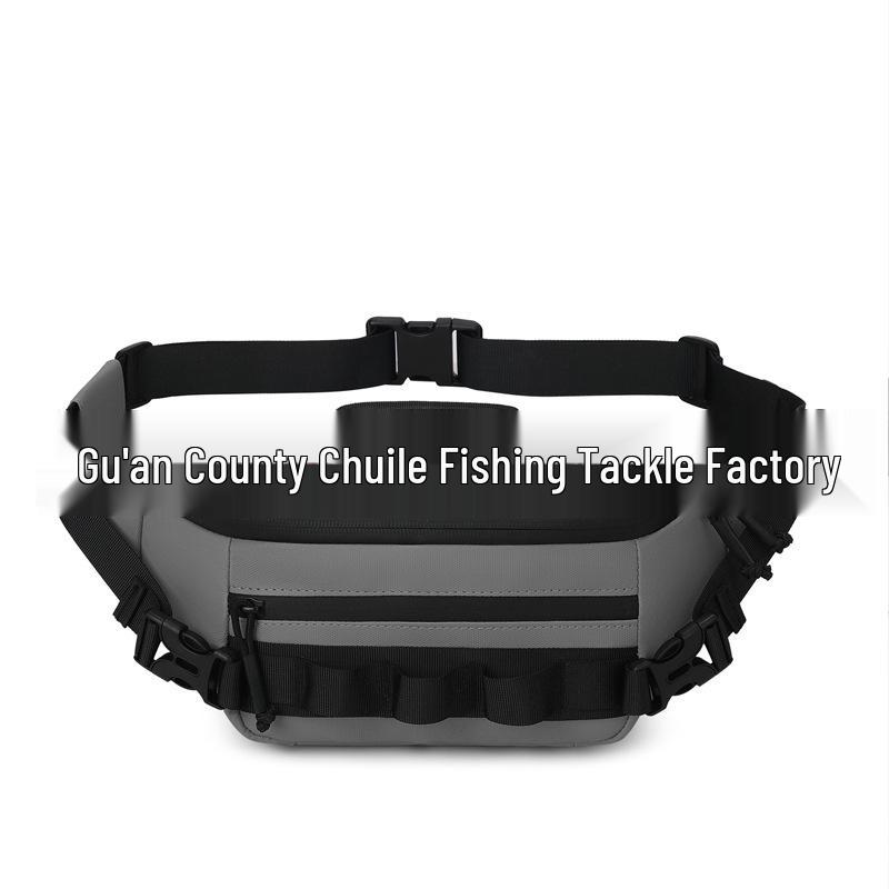 Luya Men's Multifunctional Waterproof Waist Bag for Fishing and Outdoor Travel