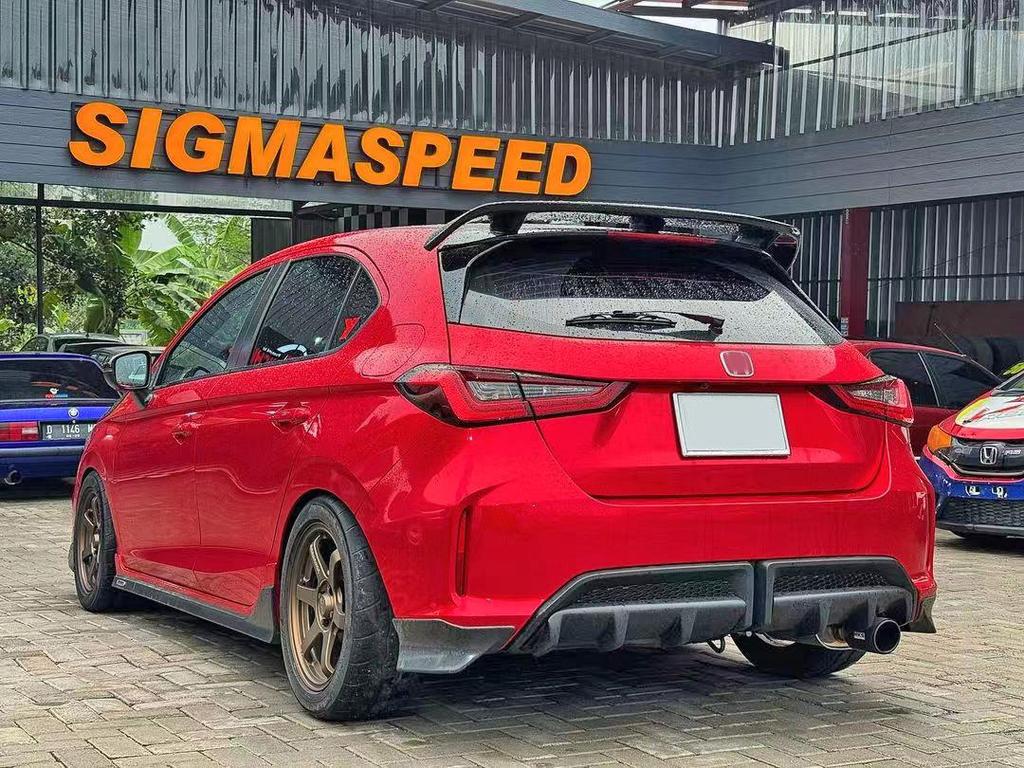 Rear Bumper Lip & Side Protector for 20-25 Fit Hatchback Models