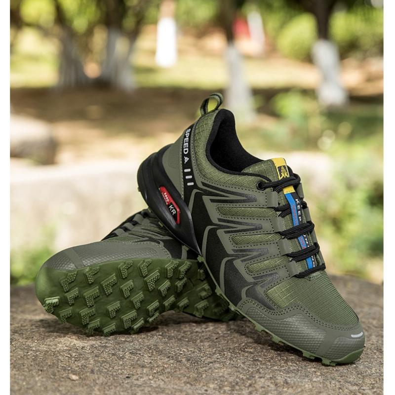 Hiking Shoes Men's Outdoor Rubber-Soled Non-Slip Tactical Training Shoes Lightweight Comfortable Hiking Travel Sports Shoes Men