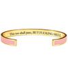 Baizihuahu This Too Shall Pass Mantra Cuff Bracelet, Adjustable Engraved Motivational Bangle Hidden Information Inspirational Encouragement