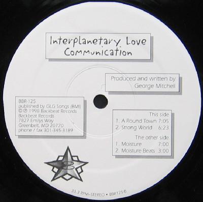 

12inch Record GEORGE MITCHELL - Interplanetary Love Communication BBR125 Backbeat Record 1998 US Dance & Electronica Used