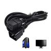 IEC320 C19 Female  Port Extension Cable 3Pin Connectors IEC320-C19 to IEC320-C20 Converters Adapter Cable Power Cord