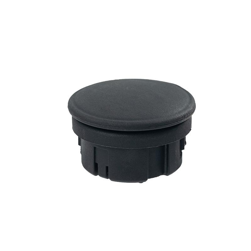 Car Cigarette Lighter Socket Cap Cover Dustproof ABS Car Power Outlet Trim Ring Lid Replacement Fit for 2015-2017 Ford Mustang