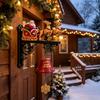 Sounding 3D Wall-mounted Doorbell Vintage Christmas Party Door Hanger  Garden