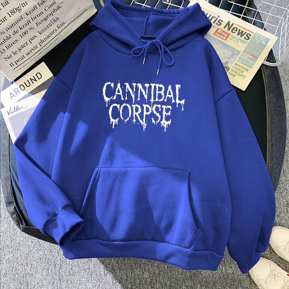 

CANNIBAL CORPSE Толстовки з літерним принтом Жіночий/чоловічий одяг Повсякденні пуловери з довгим рукавом і капюшоном Feminino Winter Sudadera Top XXXL