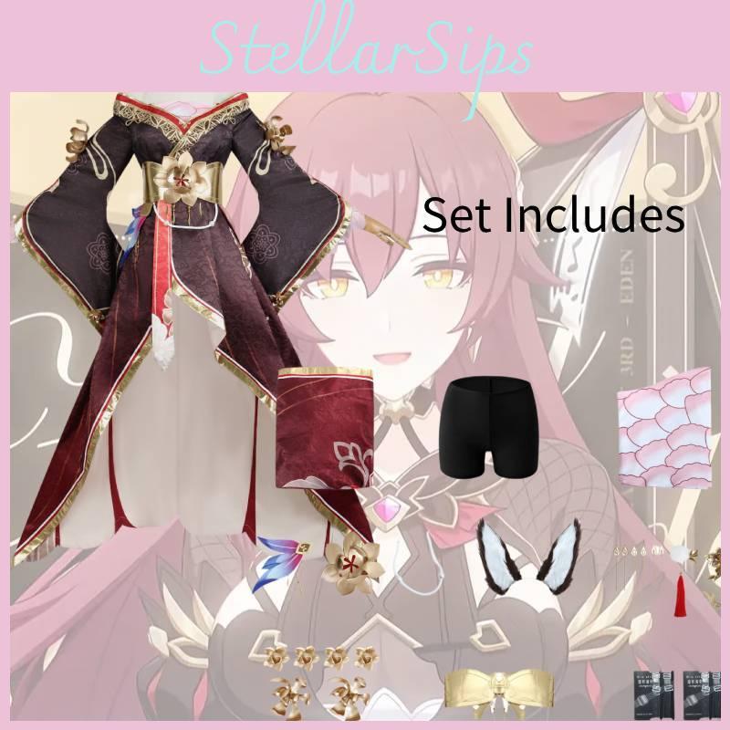 Star Honkai Rail Fugue Cos Clothing Cartoon Games Cosplay Suit Stage Perform