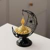 Incense Burner Holder Arabic Crescent Meditation Decor Incense Cone Burner Ornaments for Studio Spiritual Practice Study