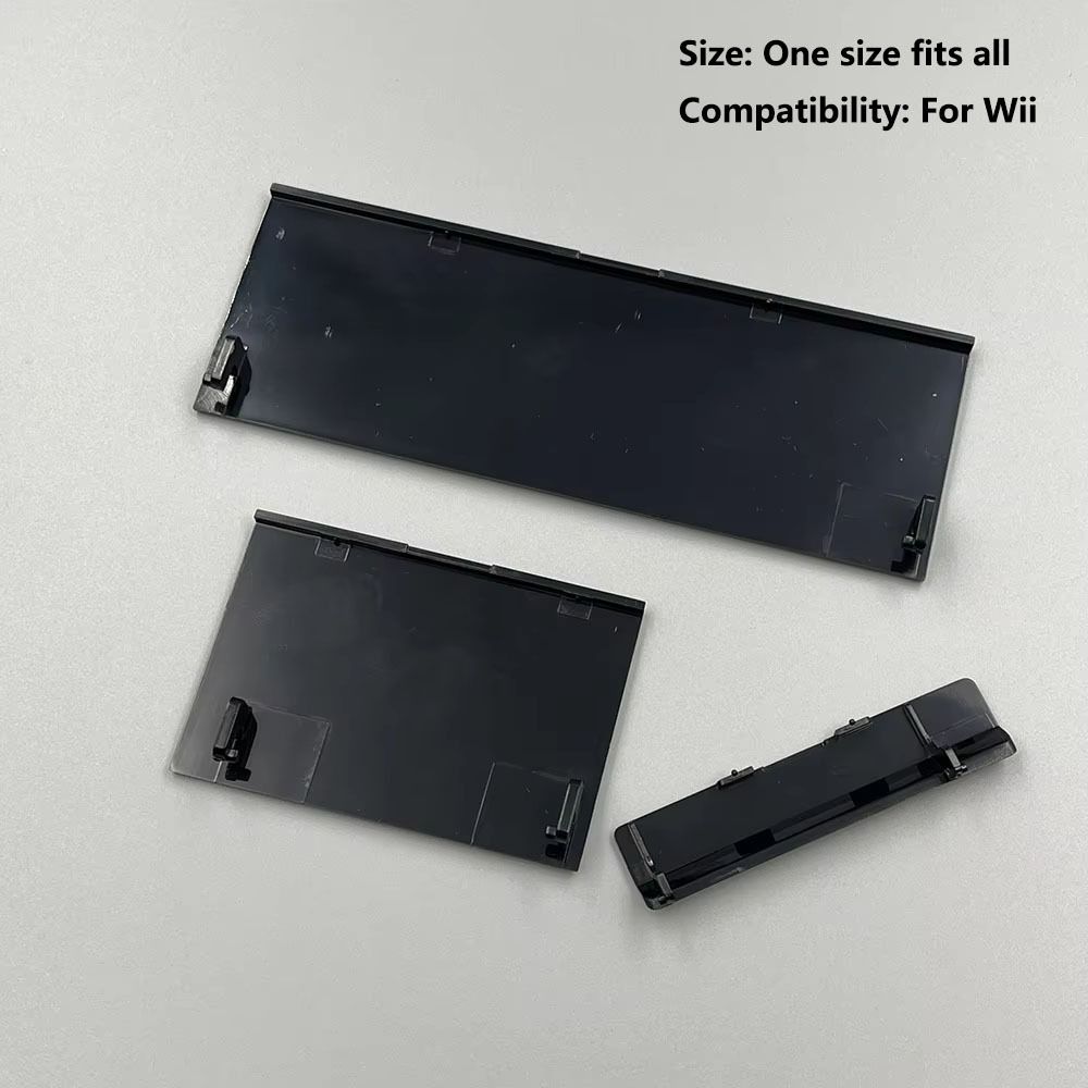 3 in 1 Memory Card Slot Cover Replaceable Shell Cover Memory Card Door Black White Red GC Memory for Wii