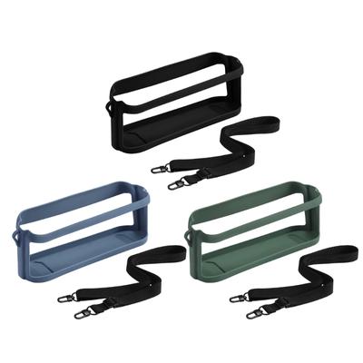Portable Silicone Case Protective Travel Case Soft Silicone Storage Pouch with Shoulder Strap for Motion X600 Speaker