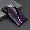 Lila Wellen Robuste Handyhülle Glas-Handyhülle für Samsung Galaxy S26 S25 S24 S23 S22 S21 FE Ultra Plus Herrenstil Business