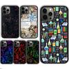 Vintage Seamless Chemistry Laboratory Phone Case Cover For iPhone 17 Air 15 16 14 Plus 11 12 13 Pro Max Apple Max