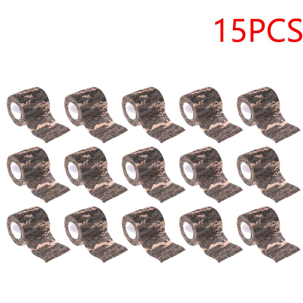20PCS for Camouflage Bandage Self-adhesive Breathable Elastic Bandage Outdoor Hunting for Movement Fixation of Fingers Wrists an