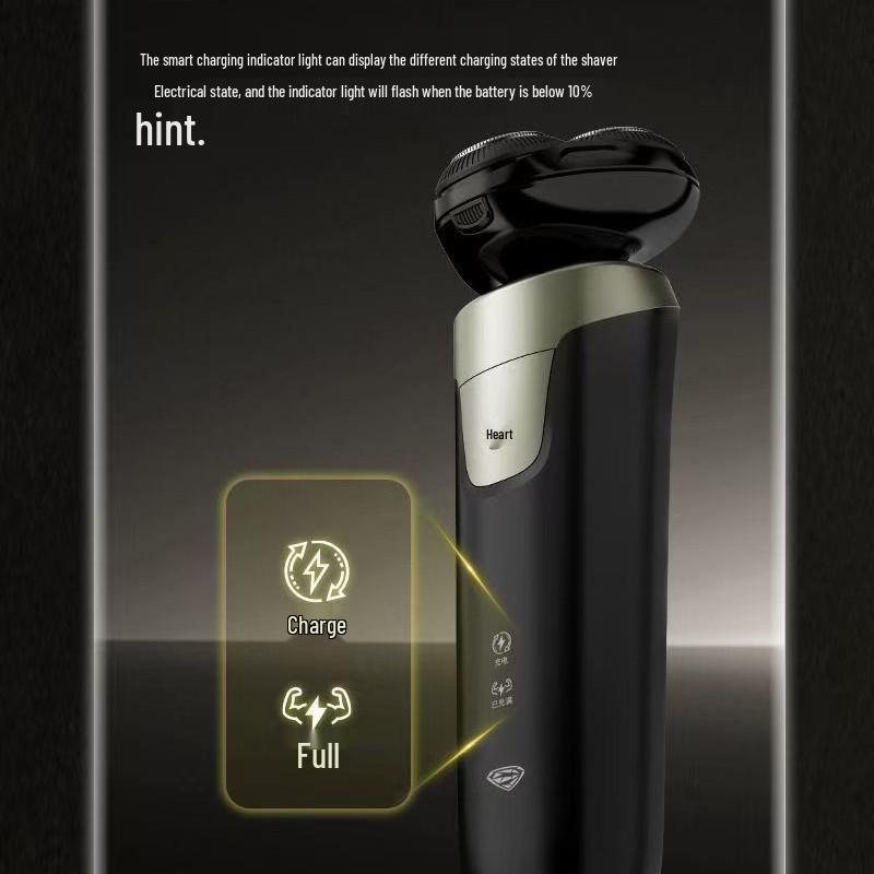 Super Hangyang 10W Washable Three-Head Razor 363 - Authentic Full Body Shaver