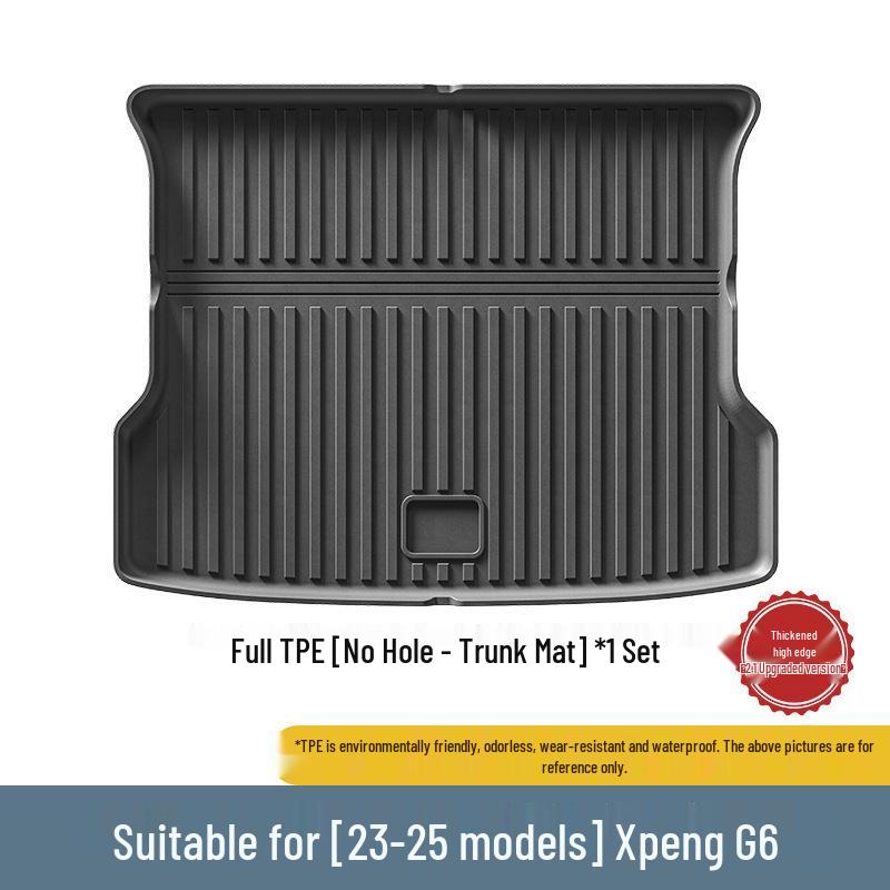 Xiaopeng G6/G7 (2023-25) TPE Car Floor & Trunk Mats with Backrest Protection