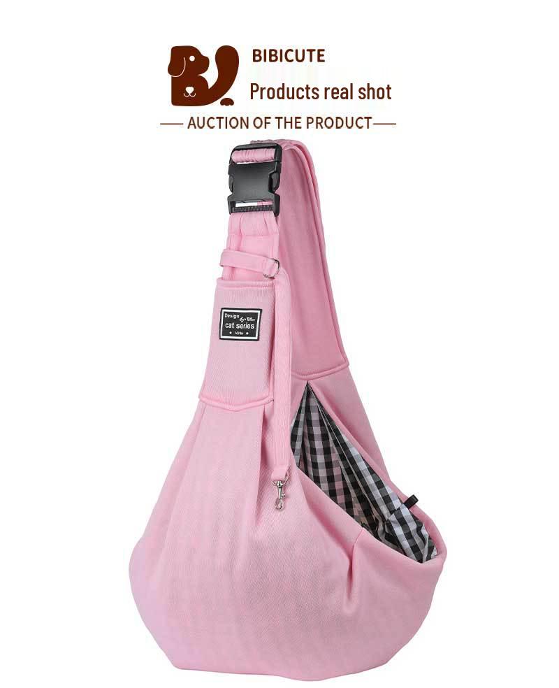 Summer Crossbody Cat Carrier: Lightweight Shoulder Bag for Easy Pet Travel