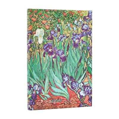 Paperblanks 2026 Diary English Edition Hardcover Van Gogh's Irises Mini DE0735-8