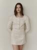 Kinder Baby Ivory Pearl Tweed Mini Skirt