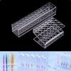Clear Eyebrow Brush Storage Bracket 12/24/36/48 Holes Stationery Display Stand  Eyelash Planting