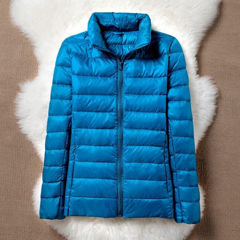 Elegant Thin Section Down Jacket Women's Lightweight Lightweight Light Outdoor Short Section Fall and Winter Jacket Comfortable Personalized Clothes
