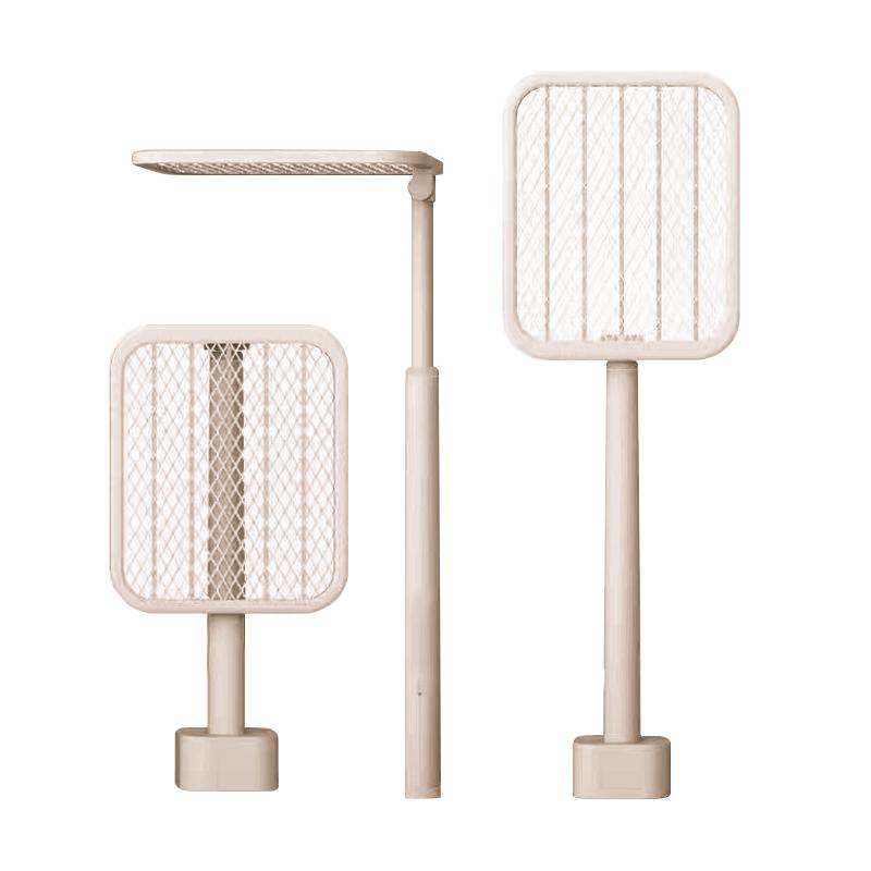 

Folding Electric Mosquito Swatter Can Repel Mosquitoes and Fly Swatter Lithium Retractable Battery USB Charging Base Can Stand розовый