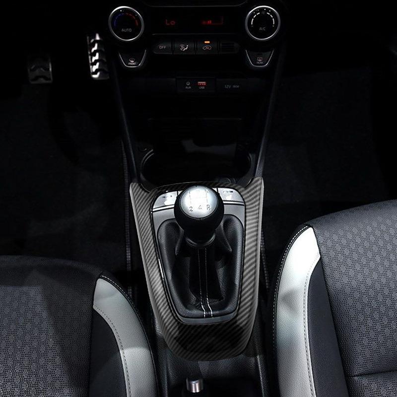 For Kia Morning    Picanto  Gear Shift Knob Panel Frame Cover Decoration Sticker Trim Interior Accessories