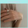 Trendiger Vintage Verstellbarer Kupferring für Damen mit geometrischem Design und elegantem Stil