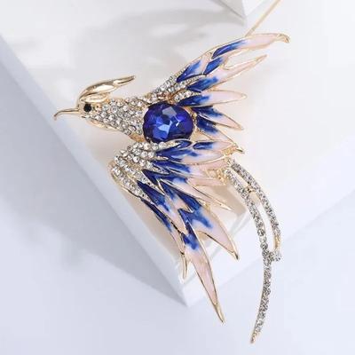 High-End Diamantbesetzte Brosche, Damen High-End-Feeling, Brustblume, Multifunktionale Bekleidungsaccessoires