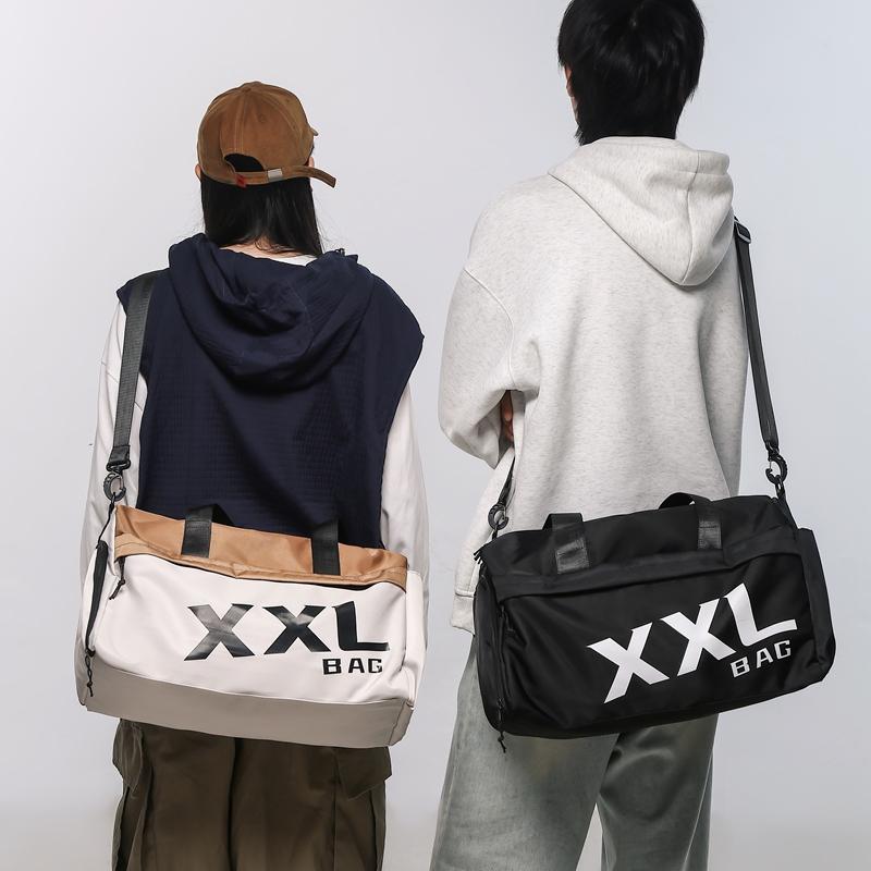 Cestovní taška na krátké vzdálenosti Velkokapacitní obchodní kabelka crossbody Fitness taška Sportovní taška se samostatnou suchou a mokrou přihrádkou Taška na jógu