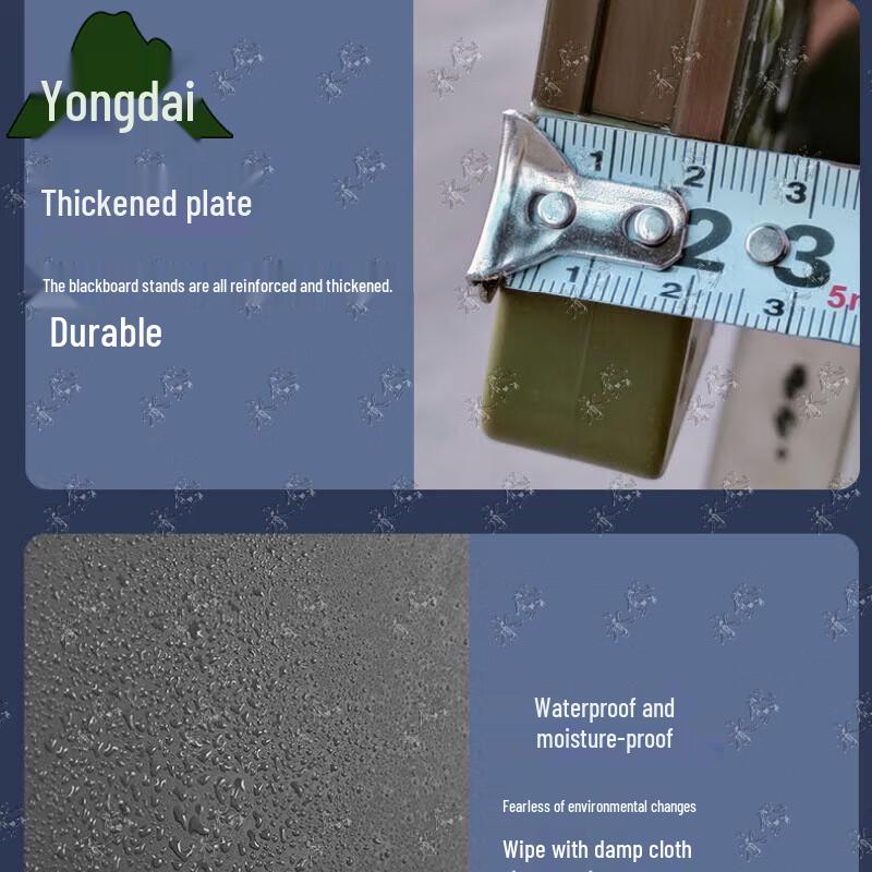 Yongdai Magnetic Double-Sided Teaching Blackboard Set