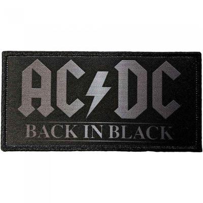 Patch de logotipo preto de volta