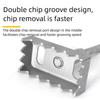 Portable Square Hole Punch Multi-function Rectangle Slot Tool Square Hole Punch Drill Triangle Teeth Square Hole Socket Sloter