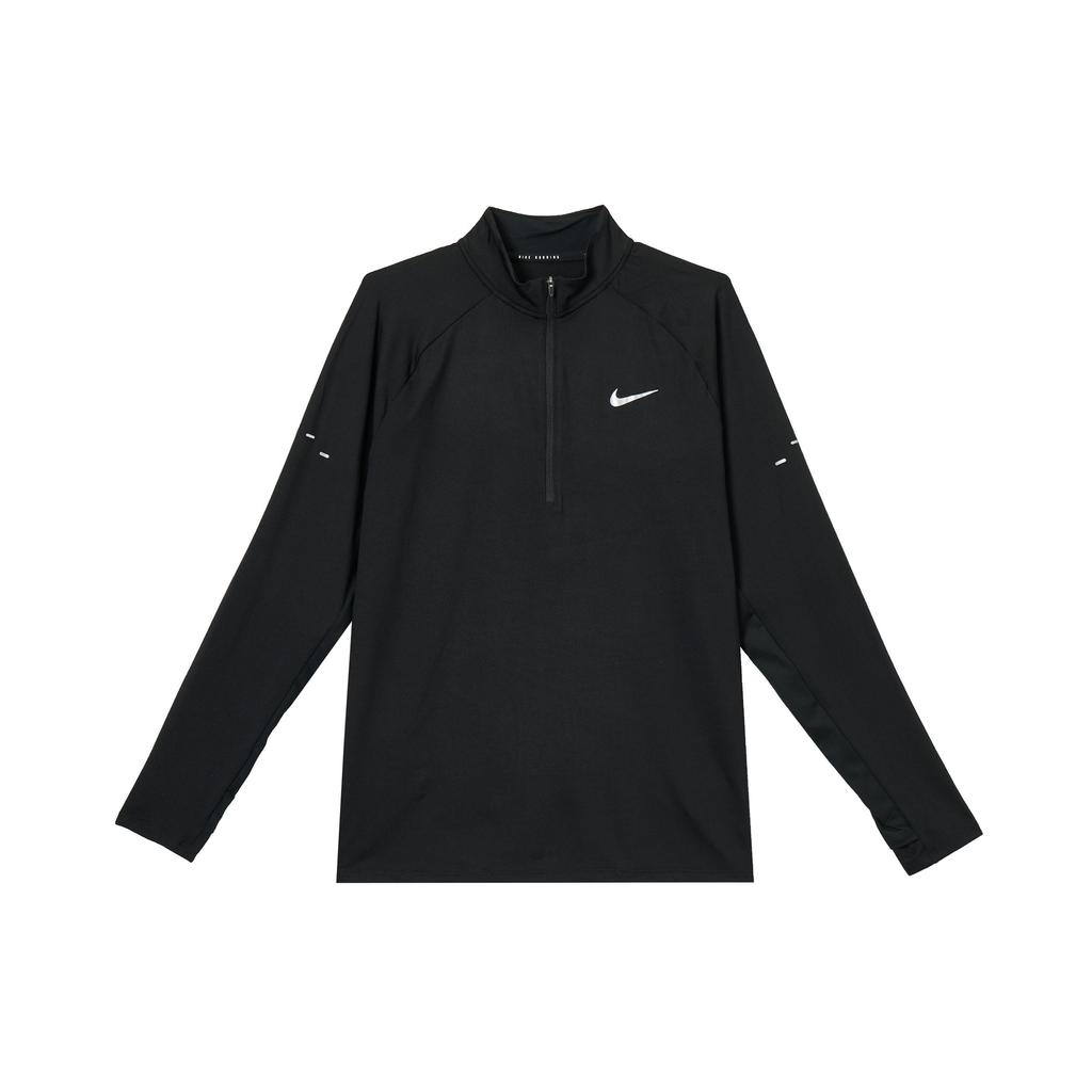 Nike Stride HZ Midlayer Breathable Stand Collar Long Sleeve T-Shirt Men Tops Black HV2181-010