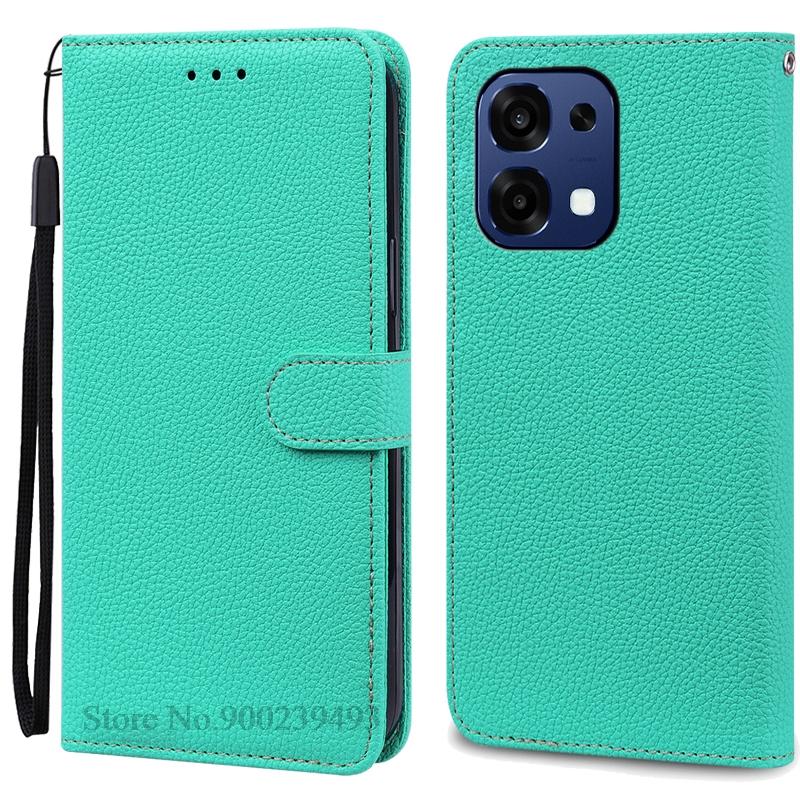 

Для чохла OPPO A6 Pro OPPO A6 Pro 5G 4G Чохол для телефону Гаманець Шкіряна відкидна кришка Для чохла OPPO A6 Pro Обкладинка-книжка Coque Fundas Etui OPPO A6 Pro 5G 4G небо синє кольору