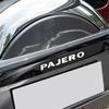 Cwykqr1 1 PIEZA Letra con logo de Metal Para Pajero Mitsubishi Emblema 3D Pegatinas para Maletero Trasero del Coche Insignia con Letras para Capó Delantero Accesorios de Estilo para Automóvil