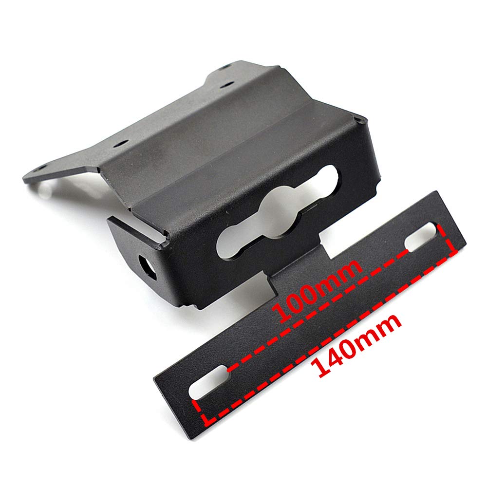 LEDISHUN Fender Eliminator Kit fits Suzuki GSX250R (DN11A) 8BK-DN12B (Black, Steel)