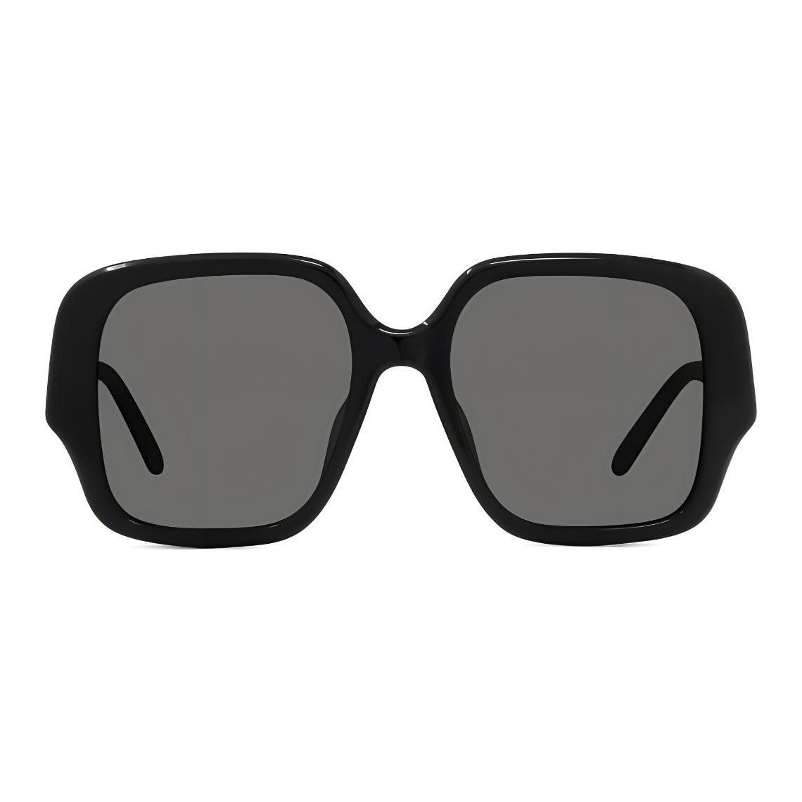 Loewe Logo Square Sunglasses Women sunglasses Black G735SUNX08-1100 F,Black