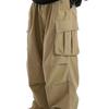 Men's Cross-Border Wide-Leg Joggers, European/American Style Cargo & Drop-Crotch Pants
