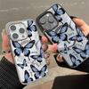Butterfly Magnetic Transparent Phone Case For iPhone 17 16 15 14 13 12 11 Pro Max Plus Air 16E For Magsafe Wireless Charge Cover