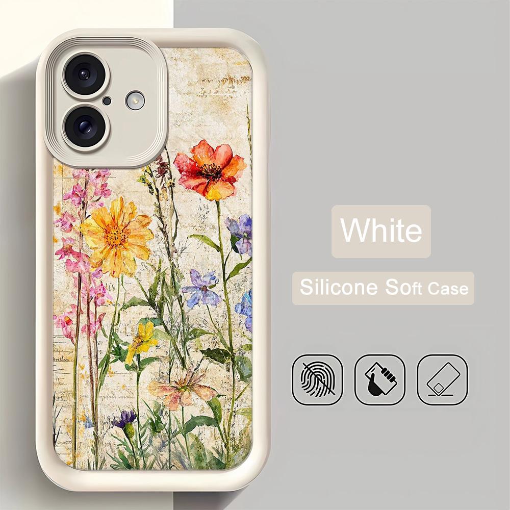 Sunflower Phone Case For IPhone 17 Air 16 15 14 13 12 11 Pro Max Shockproof Silicone Cover For IPhone 16 15 14 Plus Case Cover