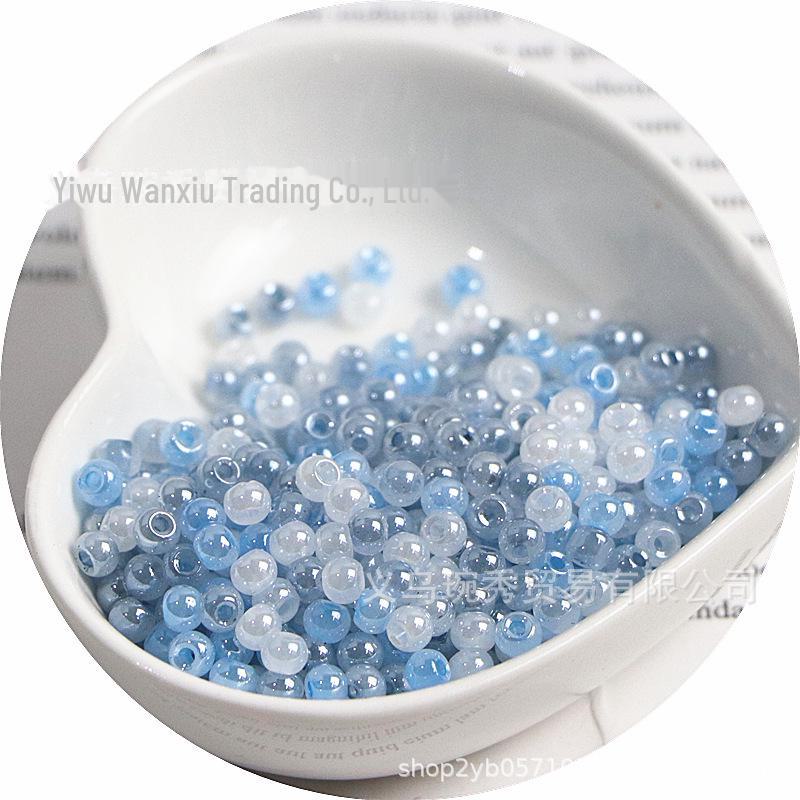 High-Quality 4mm Cream Imitation Ice Rice Beads for DIY Necklaces & Bracelets
