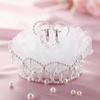 Panami Handmade Wedding Kit Grace Flower Grace Flower Ring Pillow White WW-115
