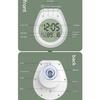 Digital Bathroom Wall Clock Waterproof With LCD Display Time Temperature Date 12/24 Hour Mode Countdown Timer Suction Cup