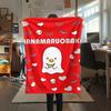 1PC Sanrio Cute Print Flannel Blanket, High Quality All Seasons, Home Decor, Warmth and Comfort, Perfect for Christmas Gifts