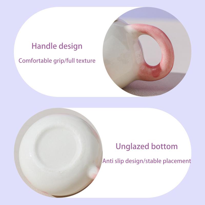 Chinese Style Mini Ceramic Teapot Ornaments Traditional Smooth Milk Tea Lid Accessories Exquisite Ceramic Cat Ear Pot Home Decor