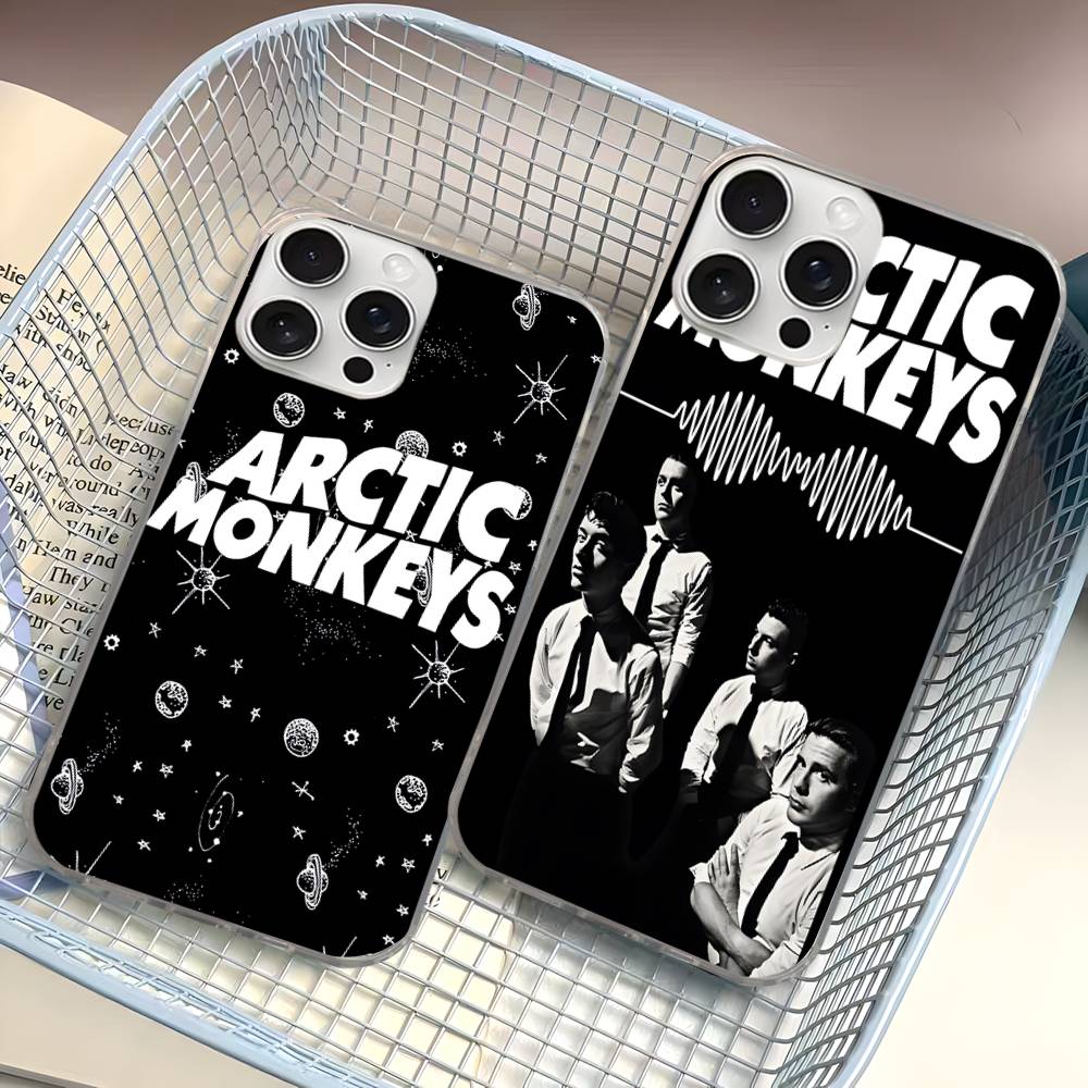 Phone Case A-Arctic Monkeys Band For iPhone 17 16e 16 15 14 13 12 11 Mini Air Pro Max X XR 7 8 Plus Transparent Soft Back Cover