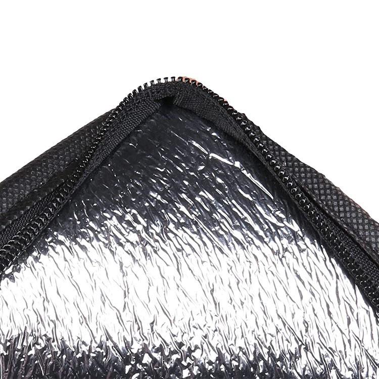 Non-Woven Long Handle Insulated Lunch Bag with Aluminum Foil