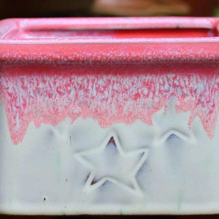 Handmade Retro Zisha Ceramic Pot for Succulents, Orchid, and Asparagus - Breathable Small Flower Pot