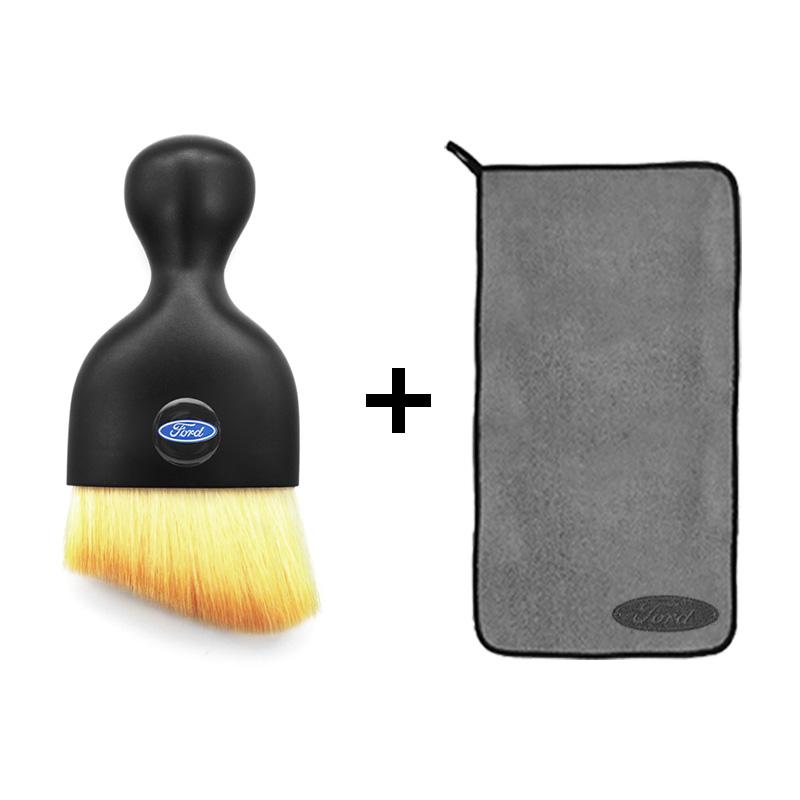 Car Wash Microfiber Towel Car Dust Brush Cleaning Brush For Ford Mustang Focus3 2 Transit Ecosport Edge Fiesta Car Cleaning Tool